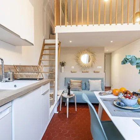 Prefecture 15 - Old Town Duplex 2 Doubles Beds * Nicea